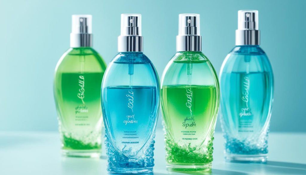 Splash body spray em diferentes fragrâncias