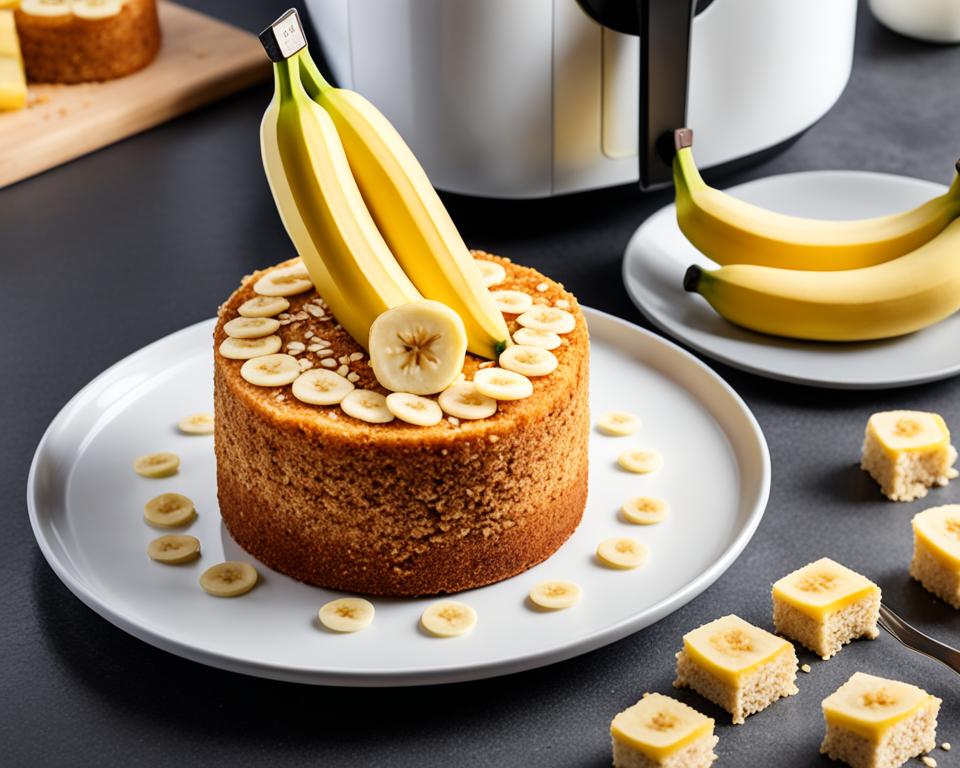 Bolo de banana com aveia na airfryer: receita fácil