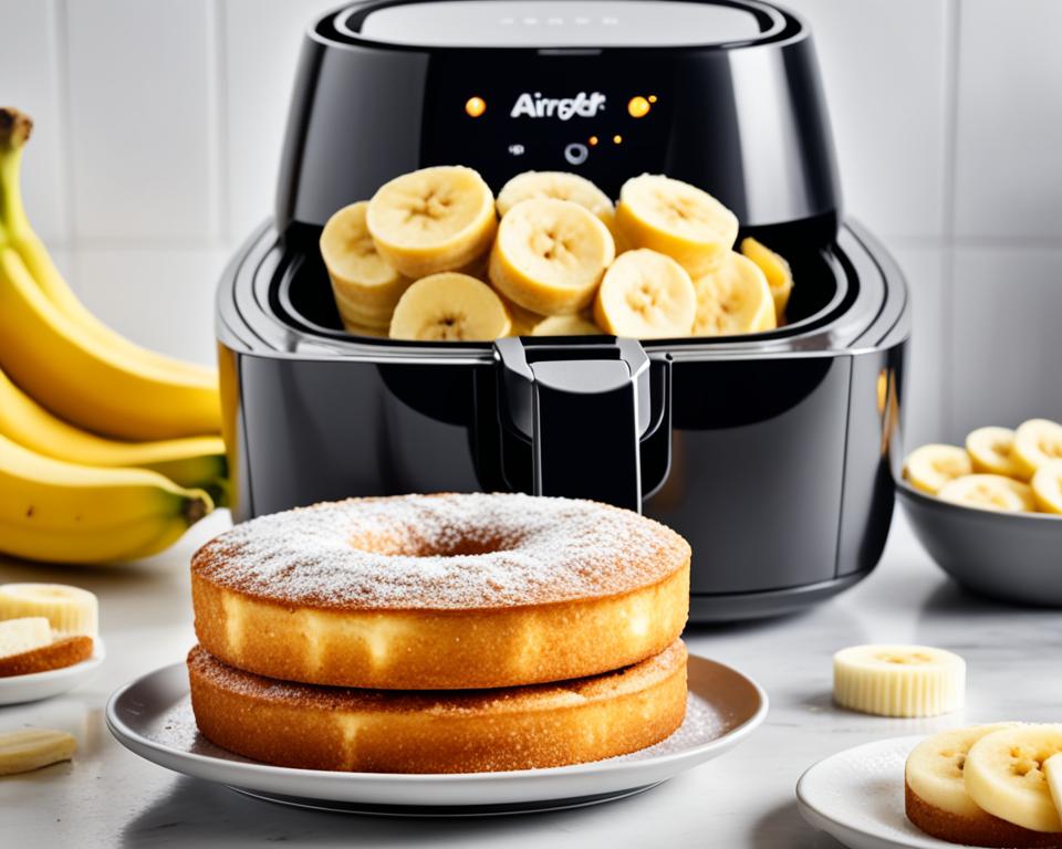 bolo de banana na airfryer