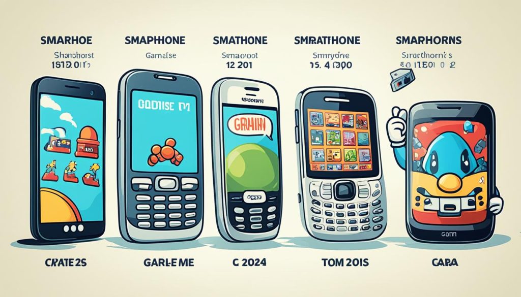 evolução dos smartphones para jogos